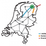 Kaartbeeld treinverbindingen